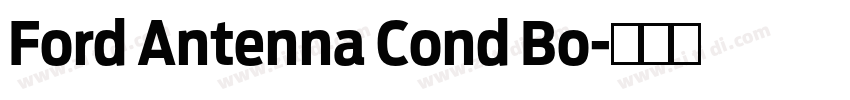 Ford Antenna Cond Bo字体转换